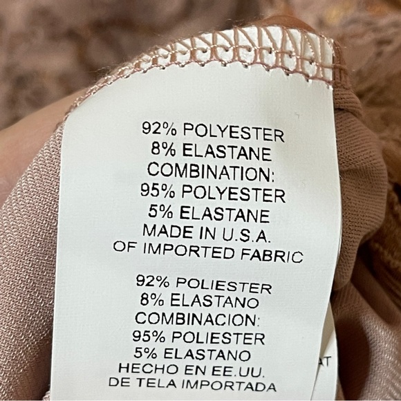 MARINA Sequin Lace A-Line Dress in Blush Size M - Picture 7 of 10